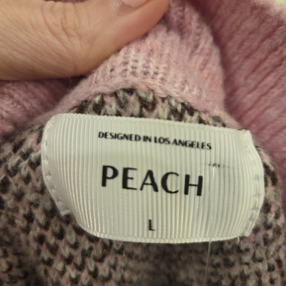 NWT Viral Desert Sunset Cardigan Pink - Picture 8 of 8